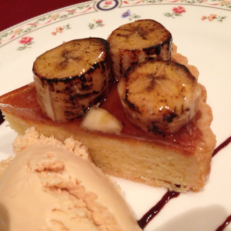 バナナタルト(レストラン ミモザ)