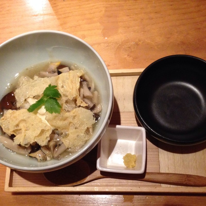 湯葉と浅蜊のあんかけ御飯 (おばんざい・炙り焼き・酒 菜な KITTE丸の内店)