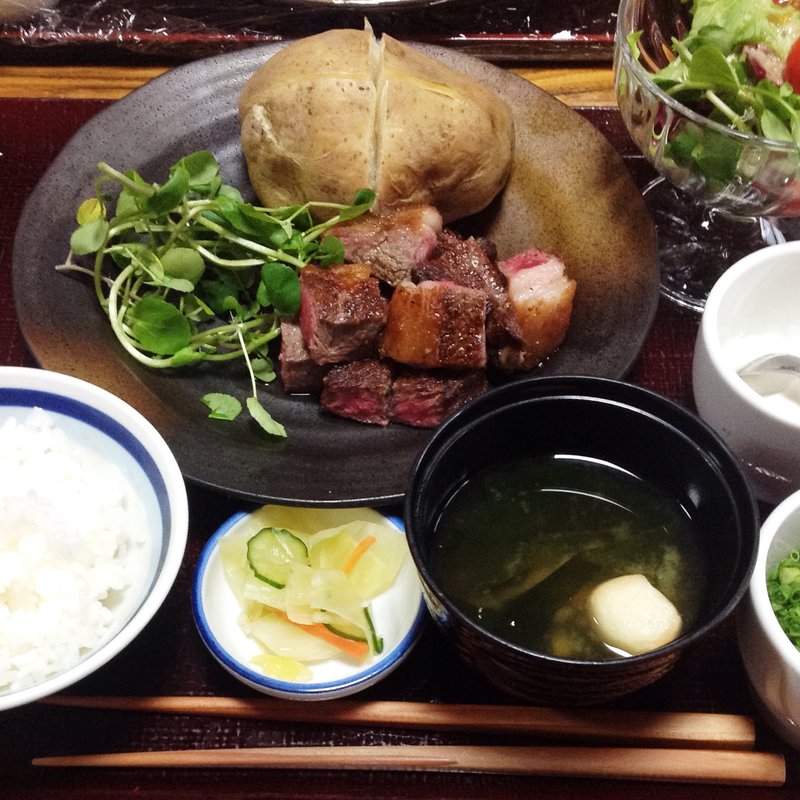 ステーキセット(レストランバイプレーン)