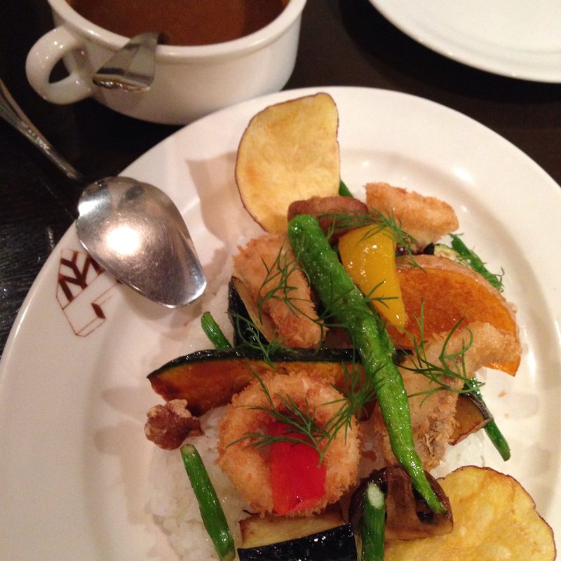 魚介のカレー(Bar a Vin ムッシュヨースケ)