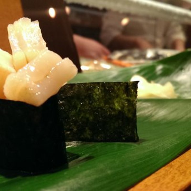 Live scallop gunkan(Sushi dojo New York)