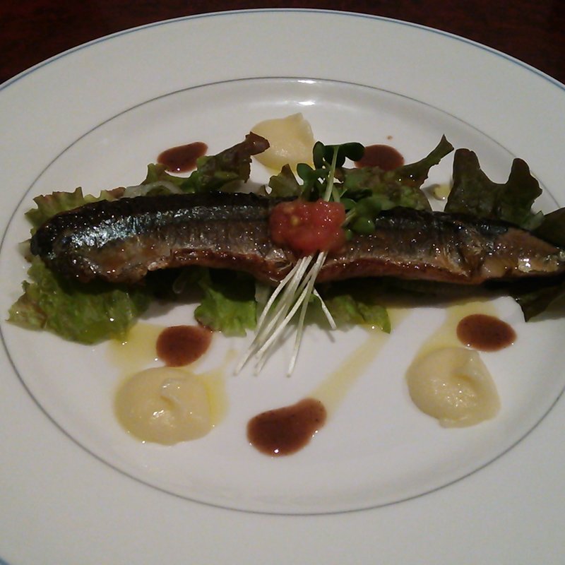さんまのポワレ(レストランウチエ)