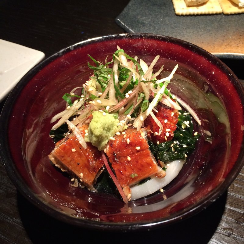 土佐酢でさっぱり　ウナギのざく切り(獅龍 )