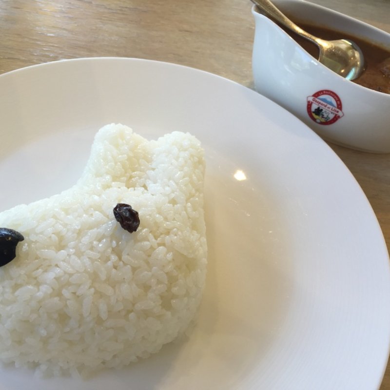 デルフィーヌおばさんのはちみつ入りミートボールカレー(リサとガスパールレストラン)