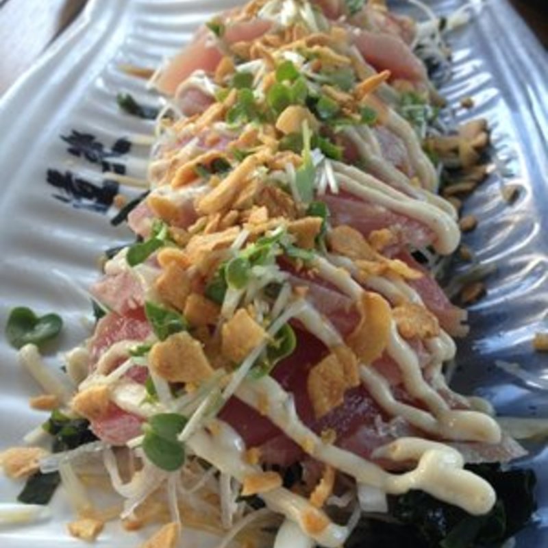 ahi tataki(doraku sushi)