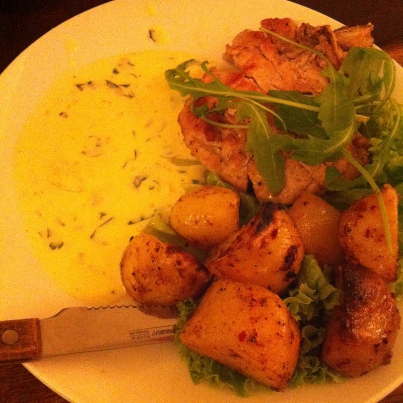 Pork Chop with Gorgonzola Sauce(Coconut House Restaurant)