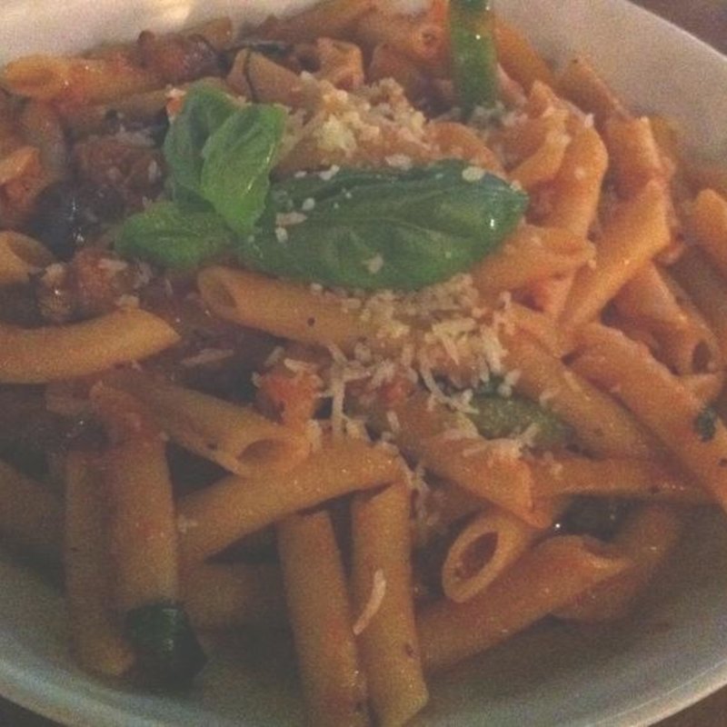 Penne Arrabiatta with Sweet Aubergine(The Apartment)