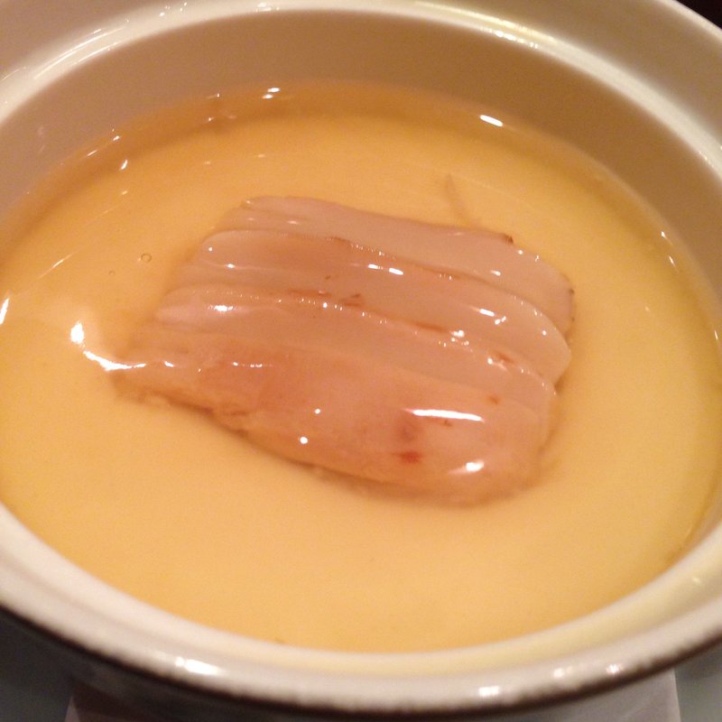 松茸の茶碗蒸し(鳥の巣)