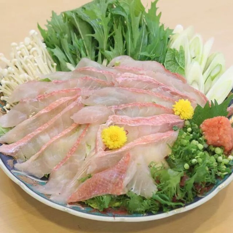 金目のしゃぶしゃぶ(黒潮鮨 )