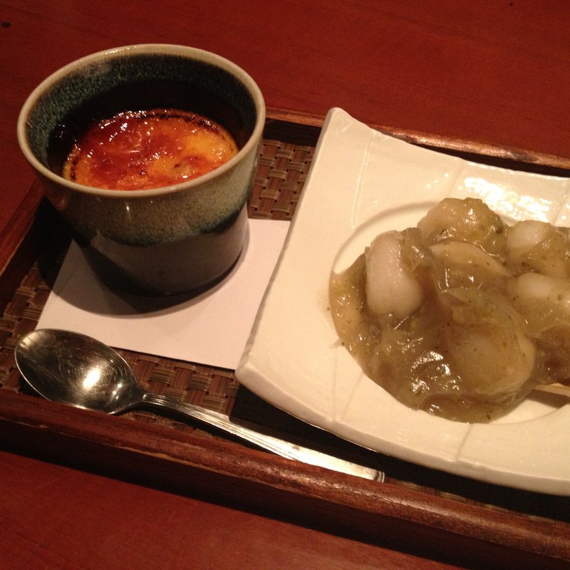 クレームブリュレ(麺匠の心つくし つるとんたん 新宿店)