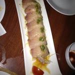 Yuzu hamachi carpaccio