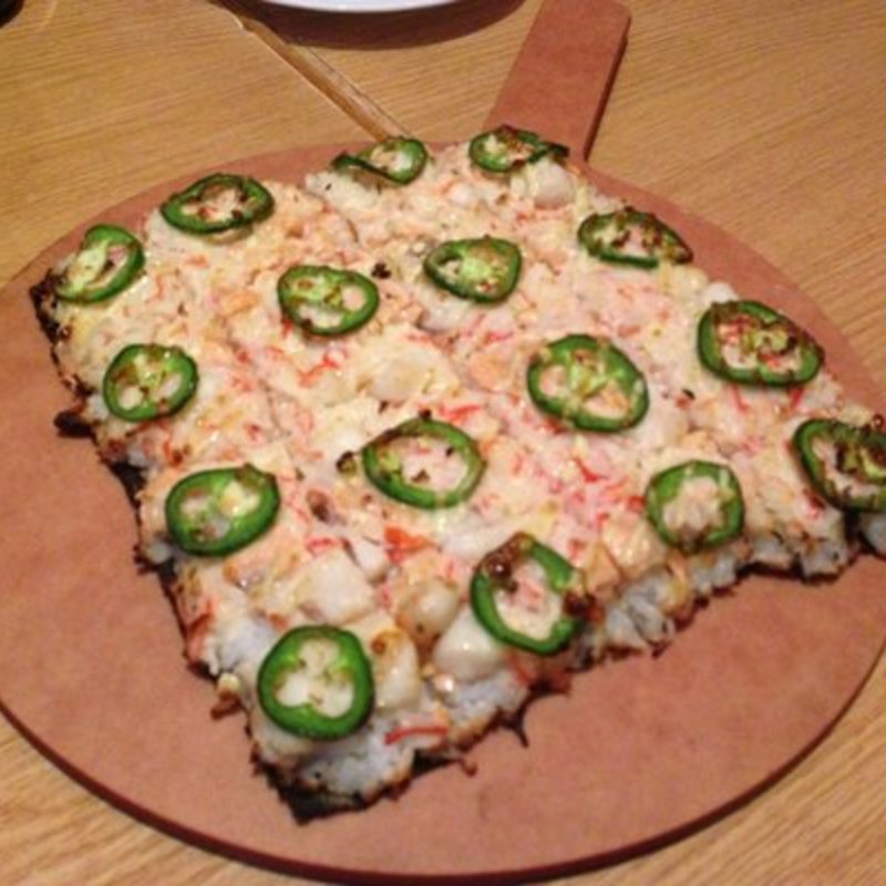 Sushi pizza(Shokudo Japanese Restaurant )