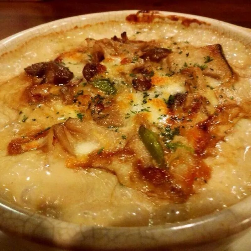 小エビとキノコのクリームグラタン(torimo)