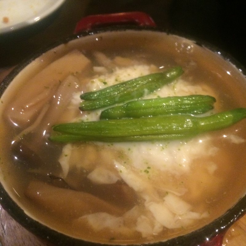 きのことゆば煮(俺の割烹 銀座本店)