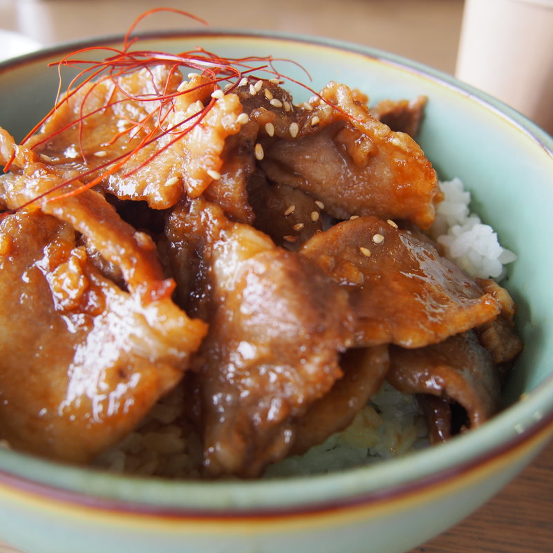 留寿都産もち豚の豚丼(郷の駅 ホッときもべつ )
