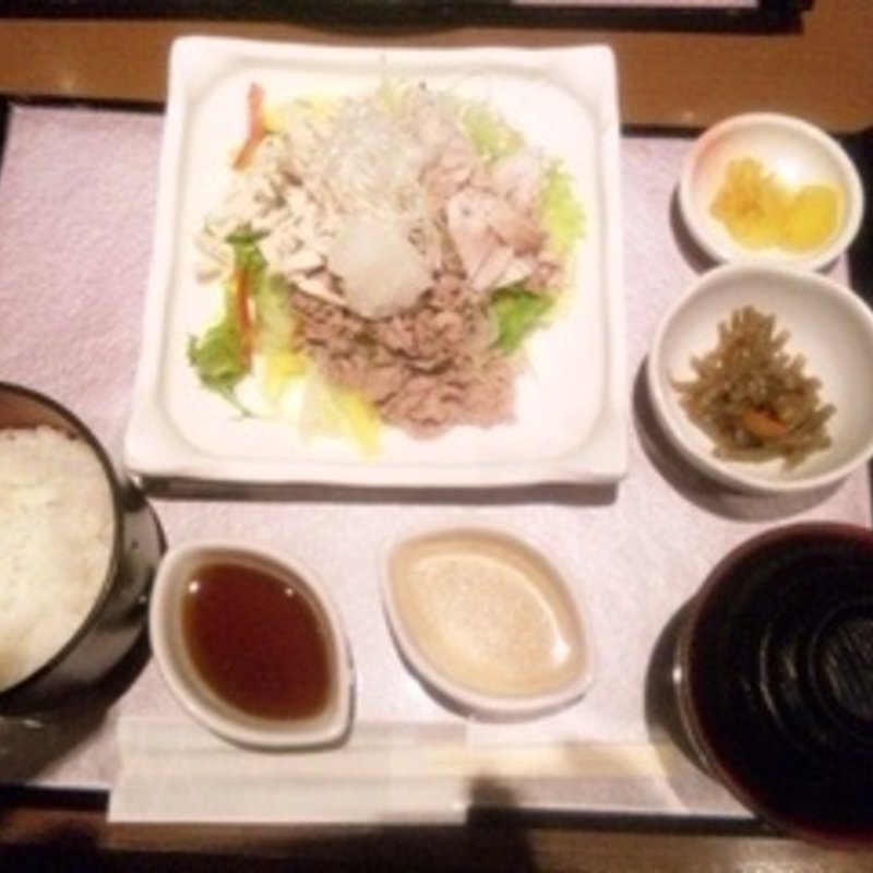 近江牛しゃぶしゃぶ定食(近江三昧)