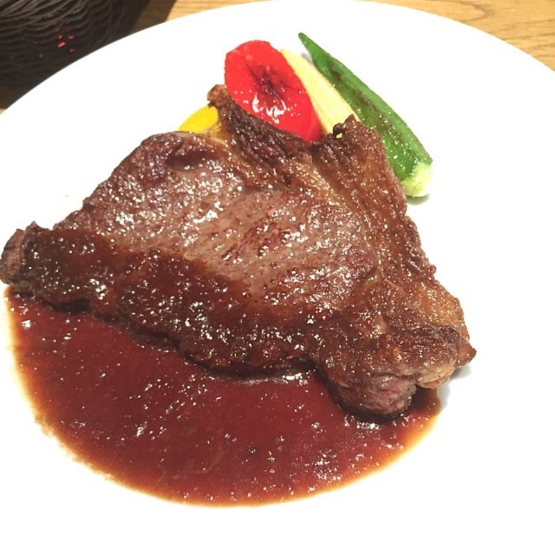 ランチのステーキ(コート・ド・ルージュ ロティ)