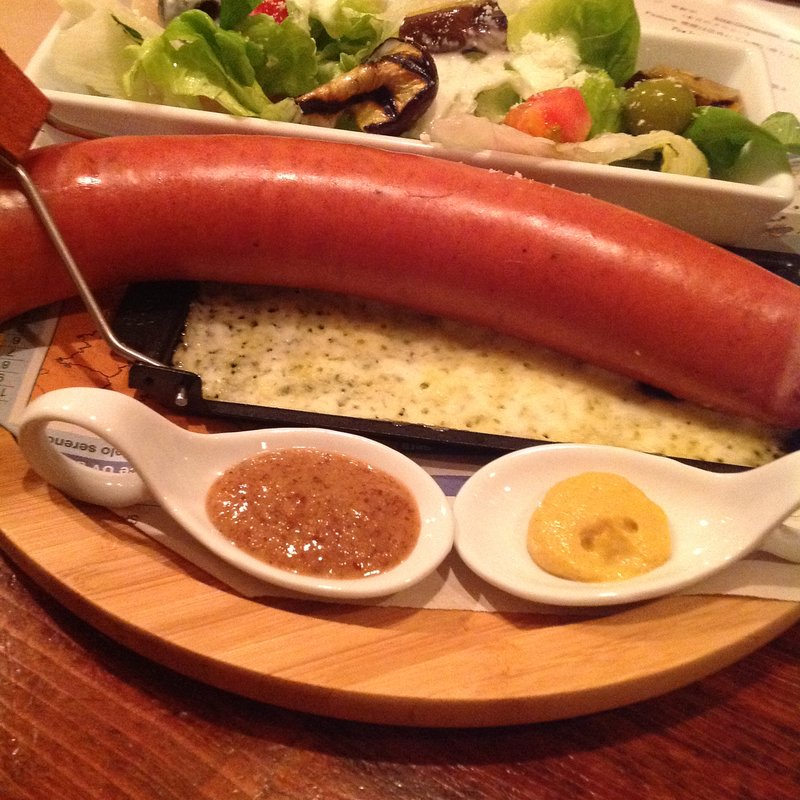 ソーセージのグリル(サッポリーニ sapporini)