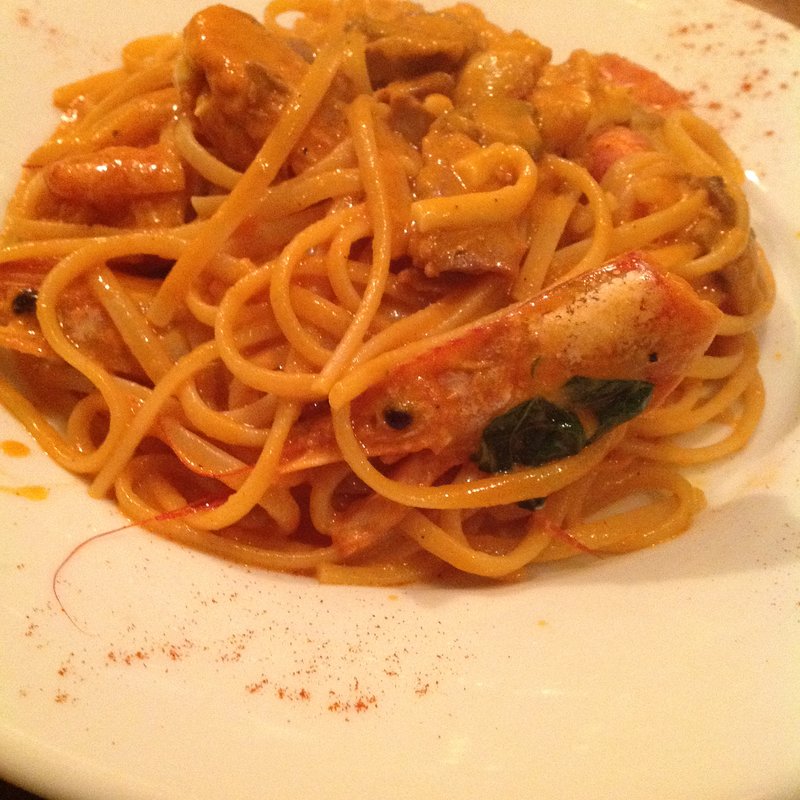 手長海老のパスタ(サッポリーニ sapporini)