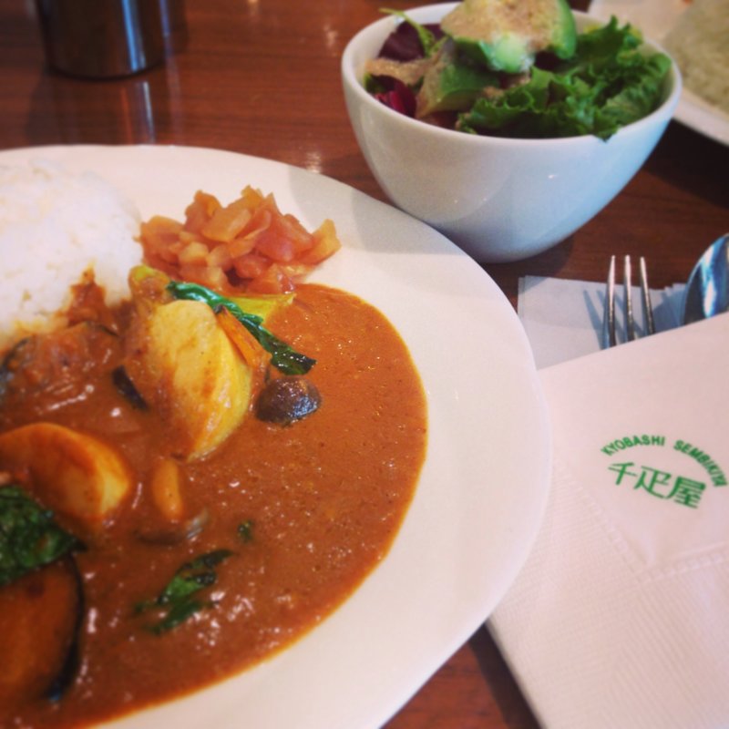 旬の野菜五色カレー(ミニサラダ付)(京橋千疋屋 東武池袋6F パーラー)