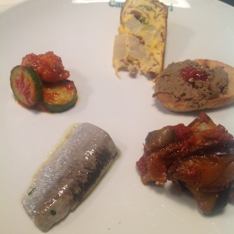 前菜盛り合わせ(リストランテ　カプリカプリ)