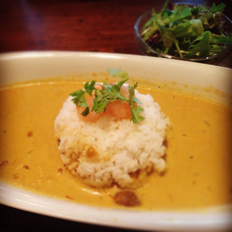 小海老のココナッツカレー(桜丘カフェ)