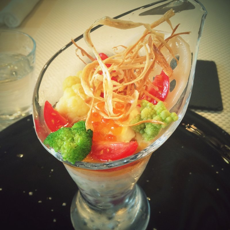 野菜のパフェ(Restaurant AIDA 恵比寿)