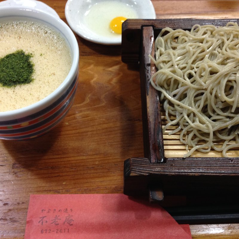 とろろそば(不老庵)