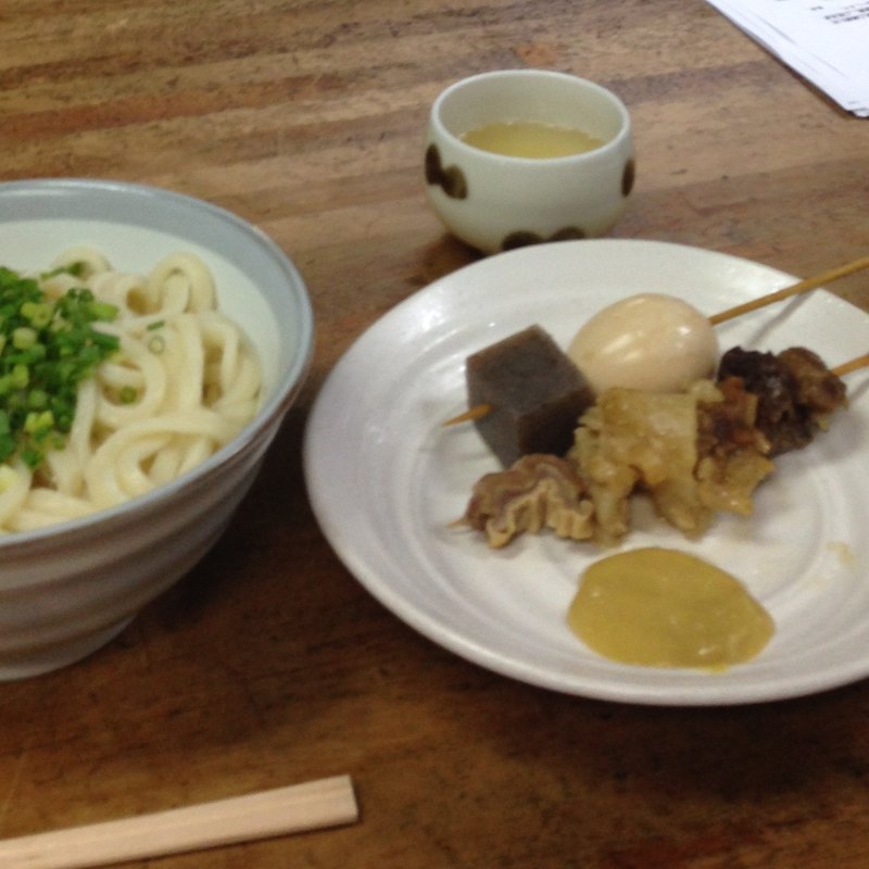 かけうどん(大島うどん )