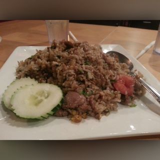 Pork Thai fried rice(Three Spice Thai Kitchen)
