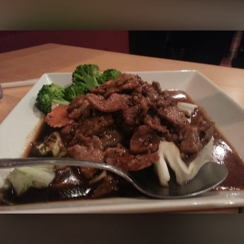 Spicy crunchy garlic w pork(Three Spice Thai Kitchen)