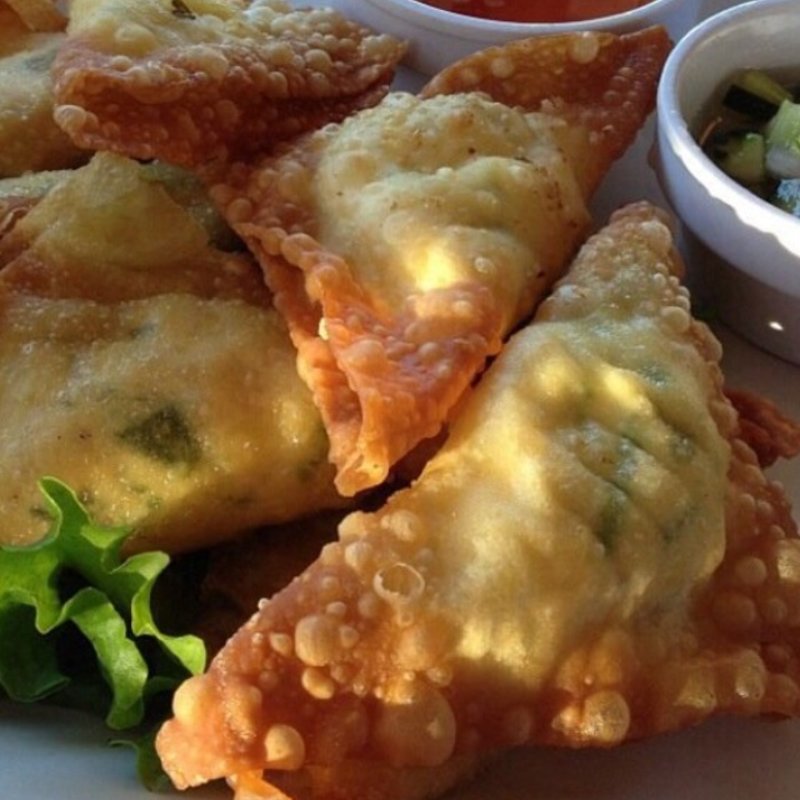 Cream cheese wontons(Three Spice Thai Kitchen)