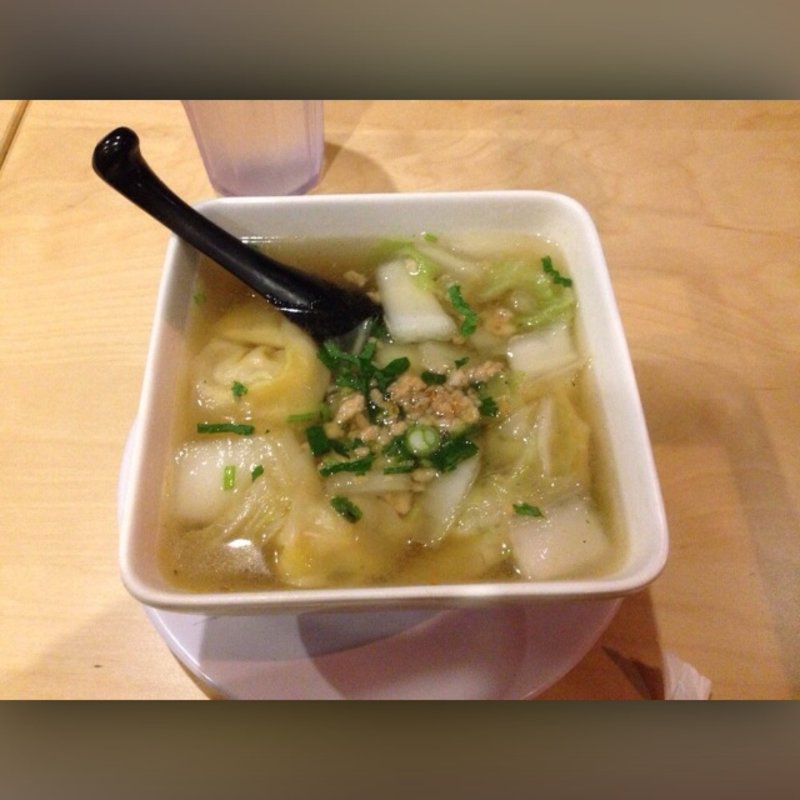 Wonton soup(Three Spice Thai Kitchen)