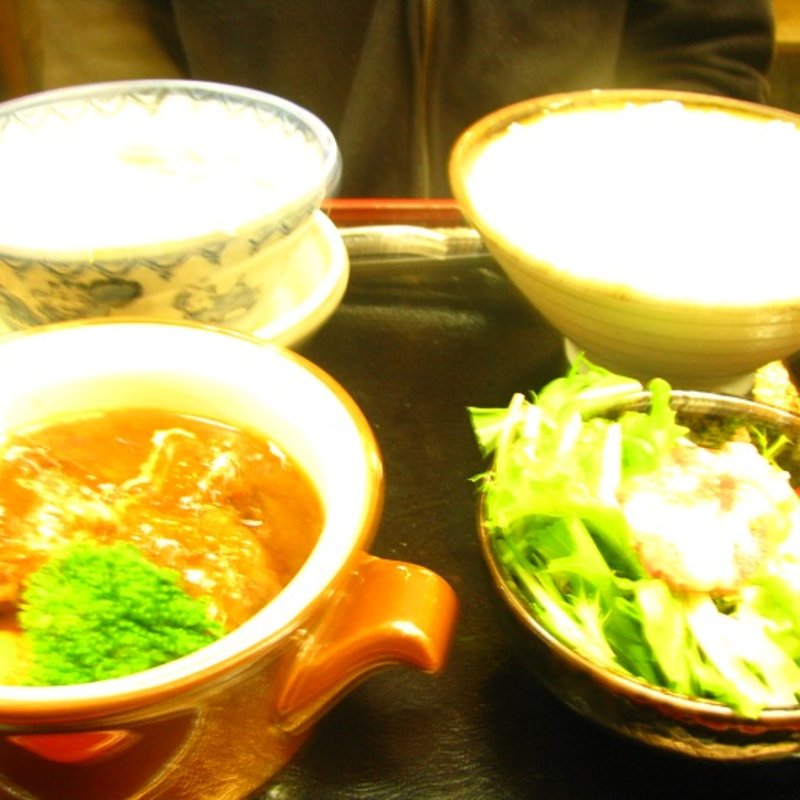 牛タンシチュー定食（夜）(牛たん炭焼 利休西口本店)