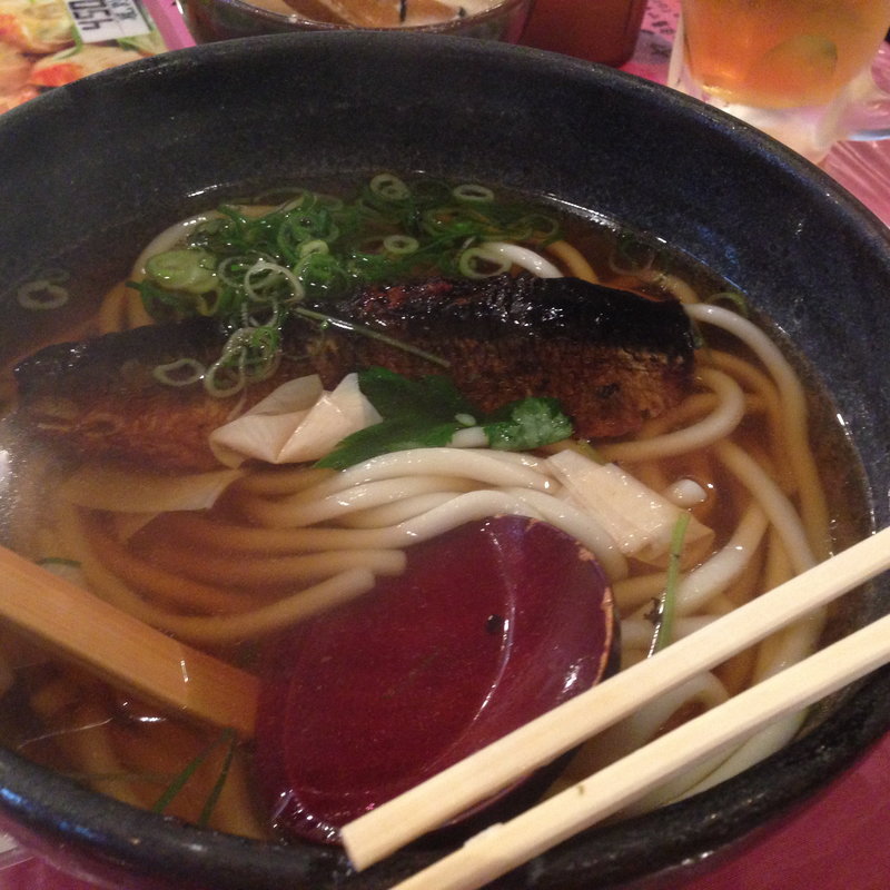 名物かすうどん(串カツ田中 綱島店)