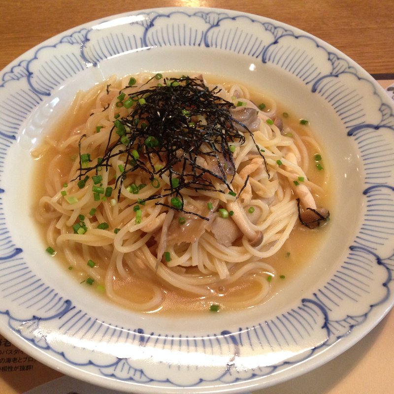 きのこの和風醤油パスタ(鎌倉パスタ センター南店)