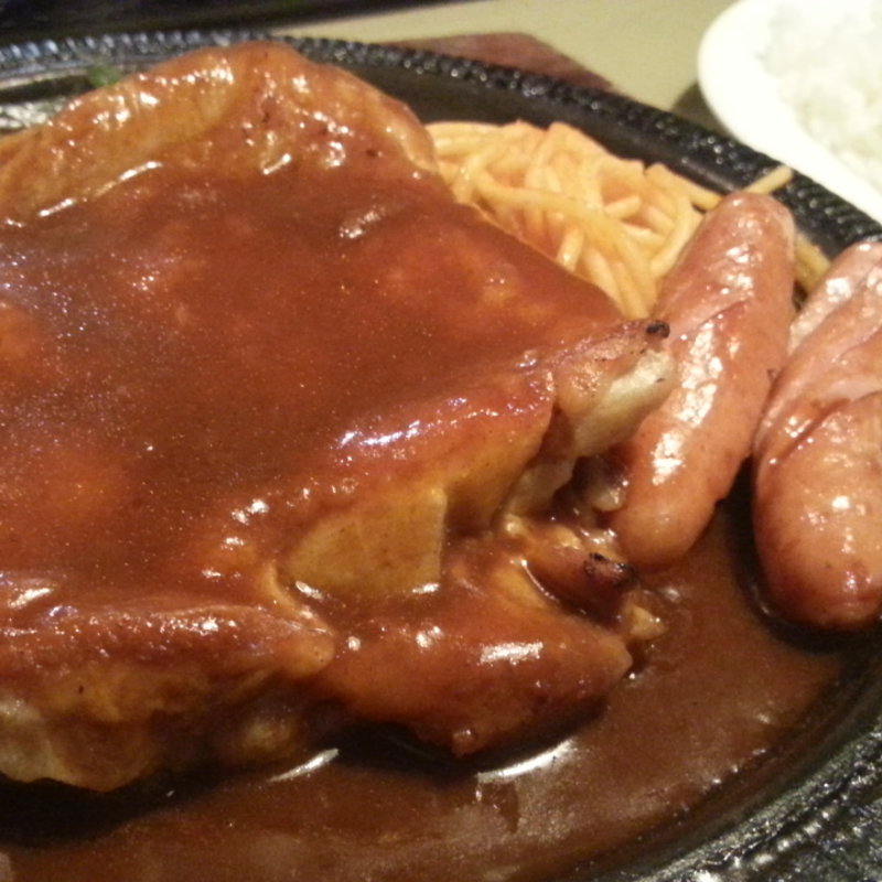 チキンソテー＆ライス(ボリューム亭)