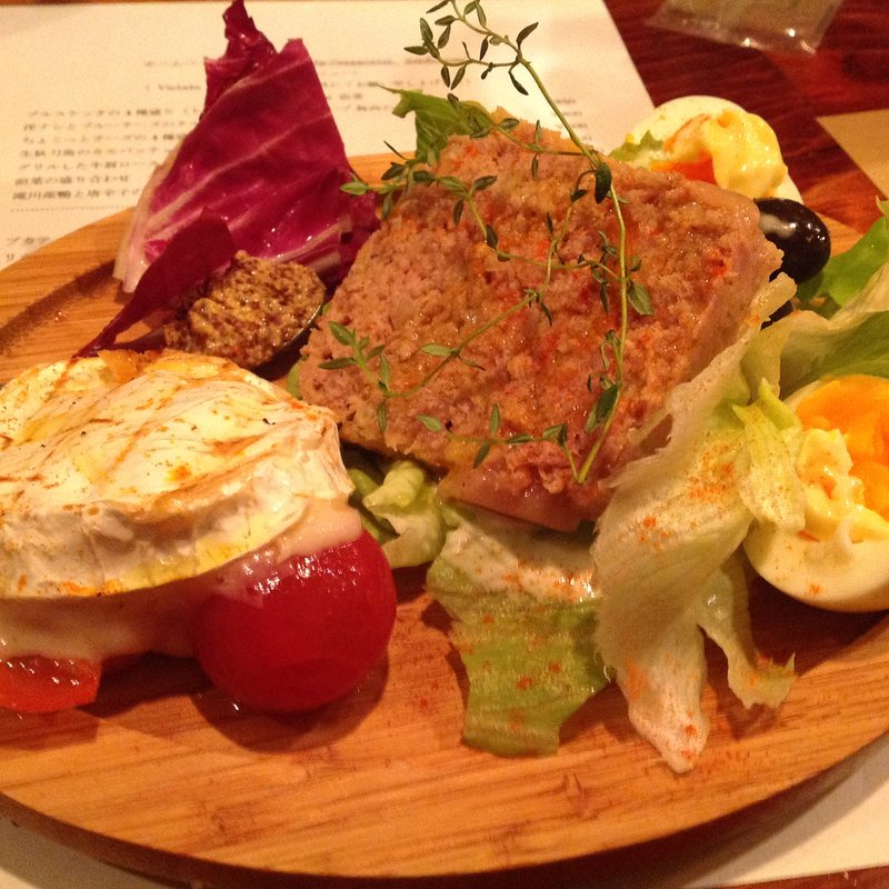 パテとサラダ(サッポリーニ sapporini)