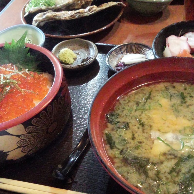 いくら定食(まるさん松本)