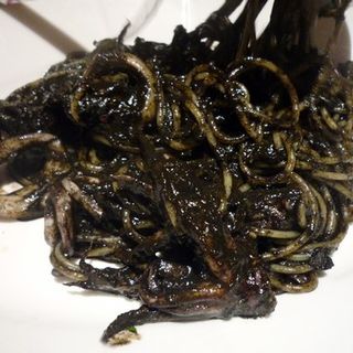 Spaghetti al Nero di Seppie(Arancino on Beachwalk)