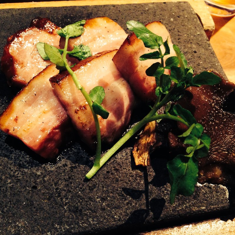 イベリコ豚の岩塩焼き(和食 えん 東京ドームシティミーツポート店)