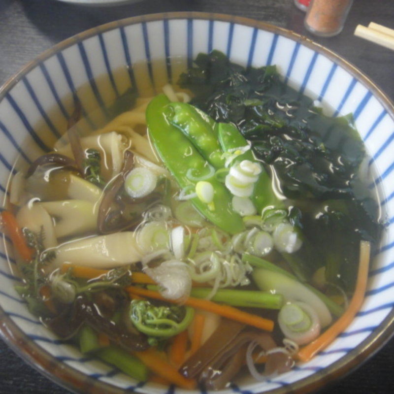 山菜蕎麦(顔振茶屋)