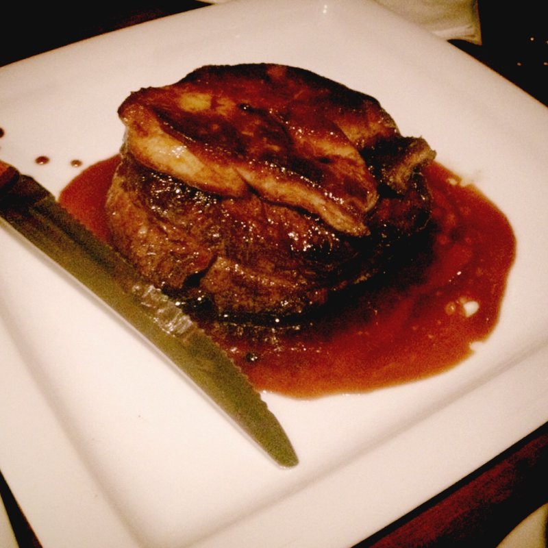 牛フィレ肉とフォアグラのロッシー二(びすとろ UOKIN はなれ )