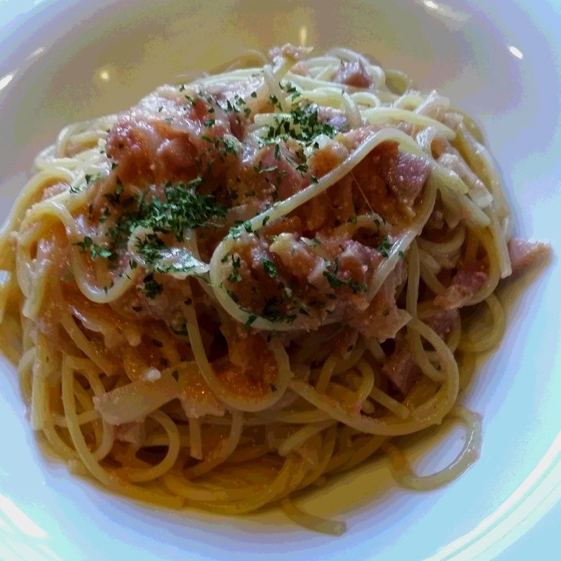 明太子パスタ(キッチン　Feu Feu （フーフー）)