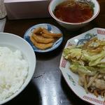 野菜炒め定食(こばや食堂)