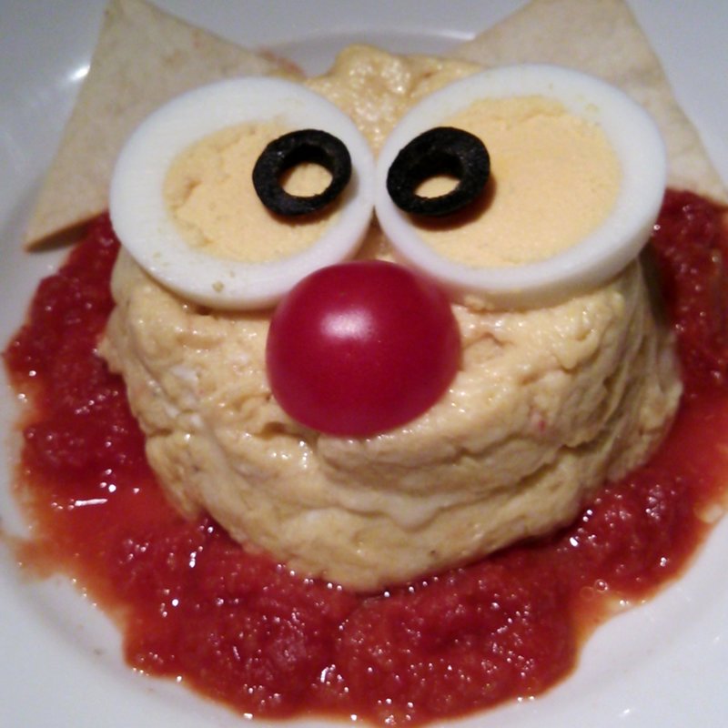 チェシャ猫のチーズオムレツ(幻想の国のアリス)