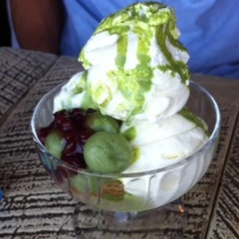 抹茶とココナッツのパフェ(A to Z cafe)