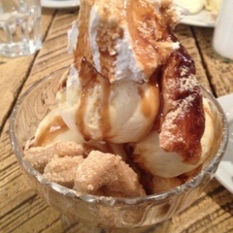 黒蜜ときな粉のパフェ(A to Z cafe)