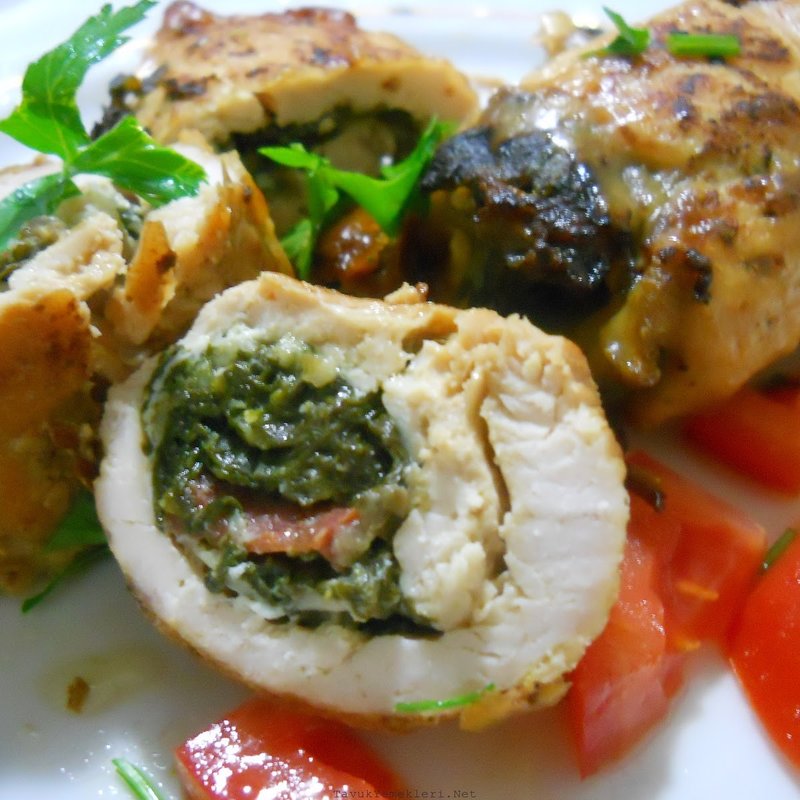 Peynirli Ispanakli Tavuk Salma(Sultan Restaurant)
