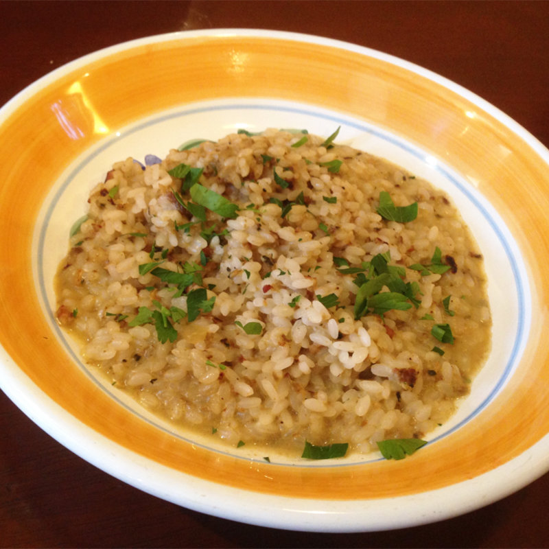 カキのリゾット(フィーコディンディア)